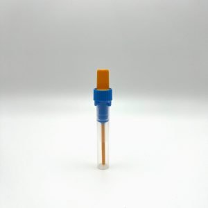 The IDK Stool Collection Tubes standing against a white background.
