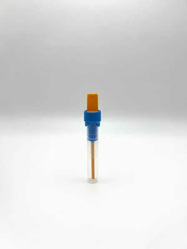 The IDK Stool Collection Tubes standing against a white background.