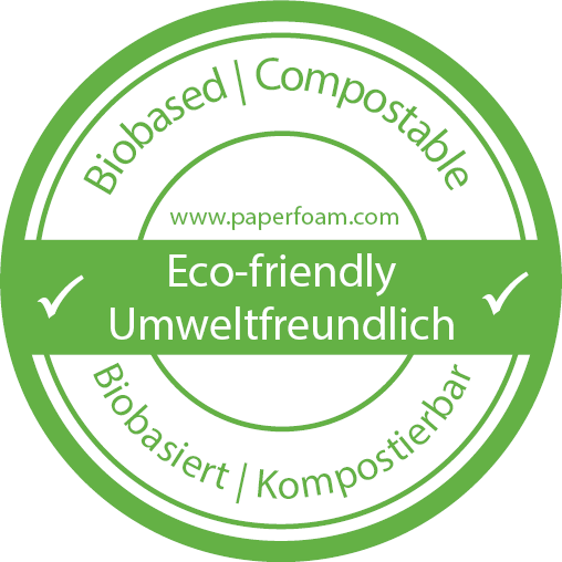 A green eco-friendly badge that will be on Immundiagnostik's new Eco-Friendly Assay Kit Packaging.