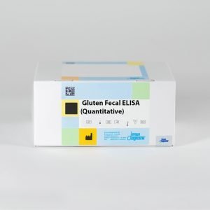 The IDK® Gluten Fecal ELISA kit box set against a white background.