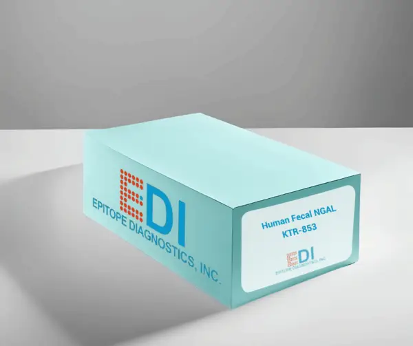 The Human Fecal NGAL ELISA (LCN2) kit box.
