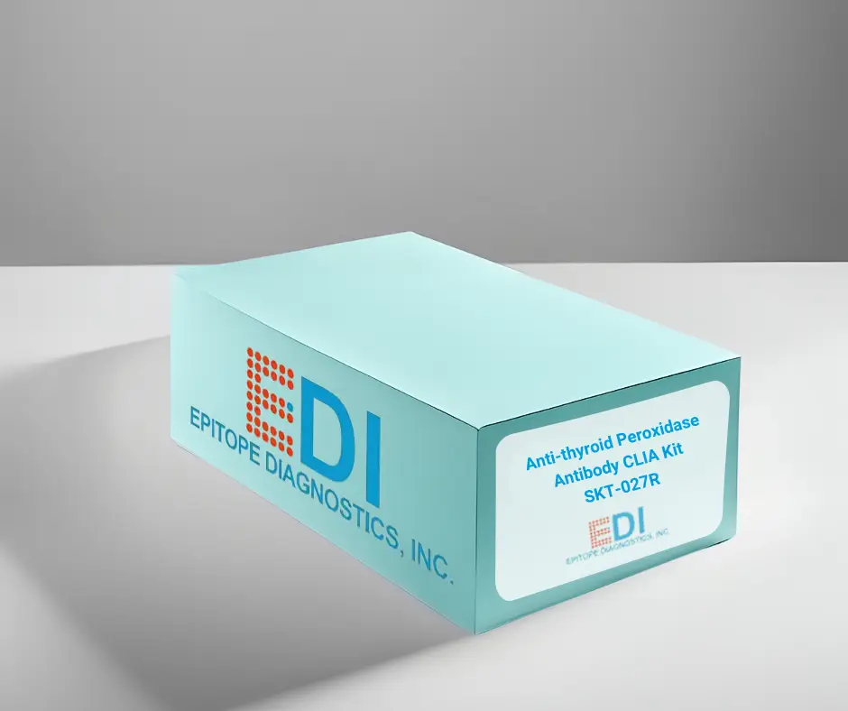 The Anti-thyroid Peroxidase Antibody CLIA Kit box.