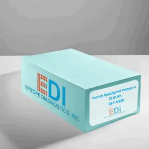The Human Epididymal Protein 4 CLIA Kit box.