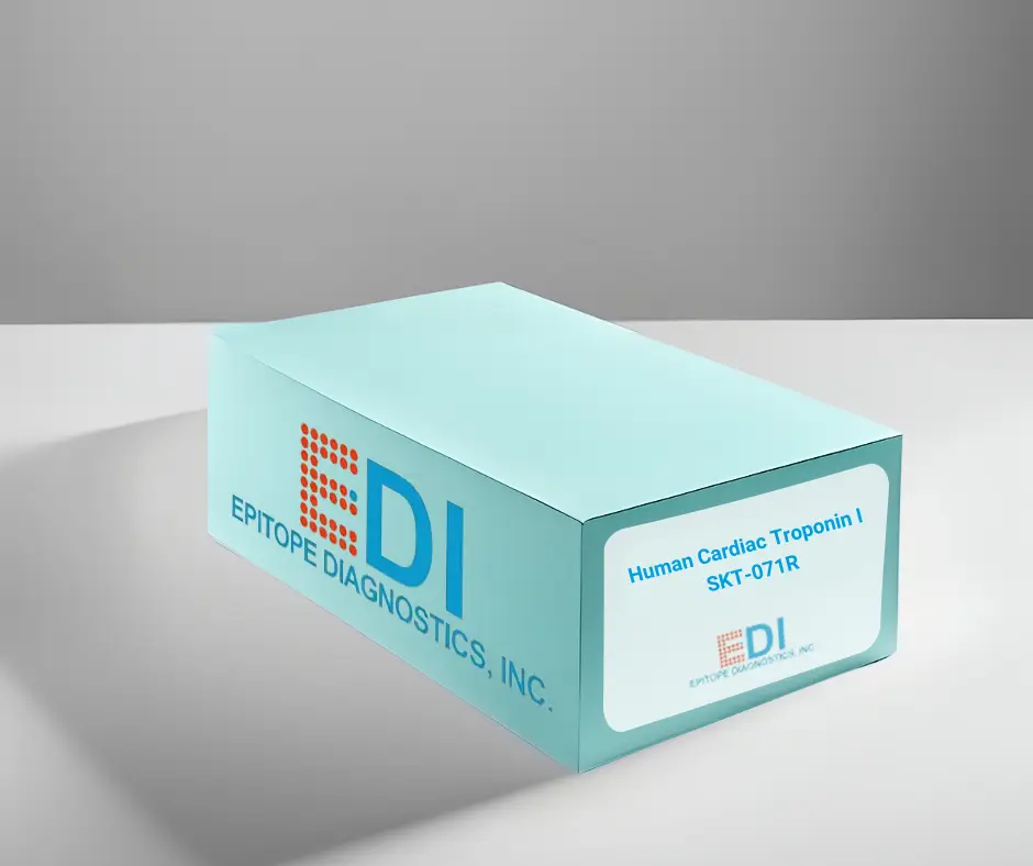 The Human Cardiac Troponin I CLIA Kit box.